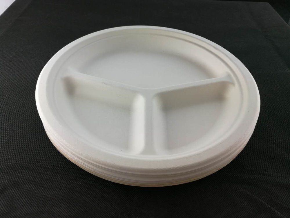 sugarcan & bagasse plates round
