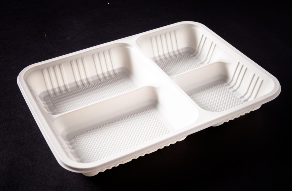 corn starch plates compartment